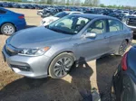 2017 Honda Accord Hybrid Exl Silver vin: JHMCR6F56HC005558