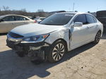 2017 Honda Accord Hybrid Exl White vin: JHMCR6F56HC013630