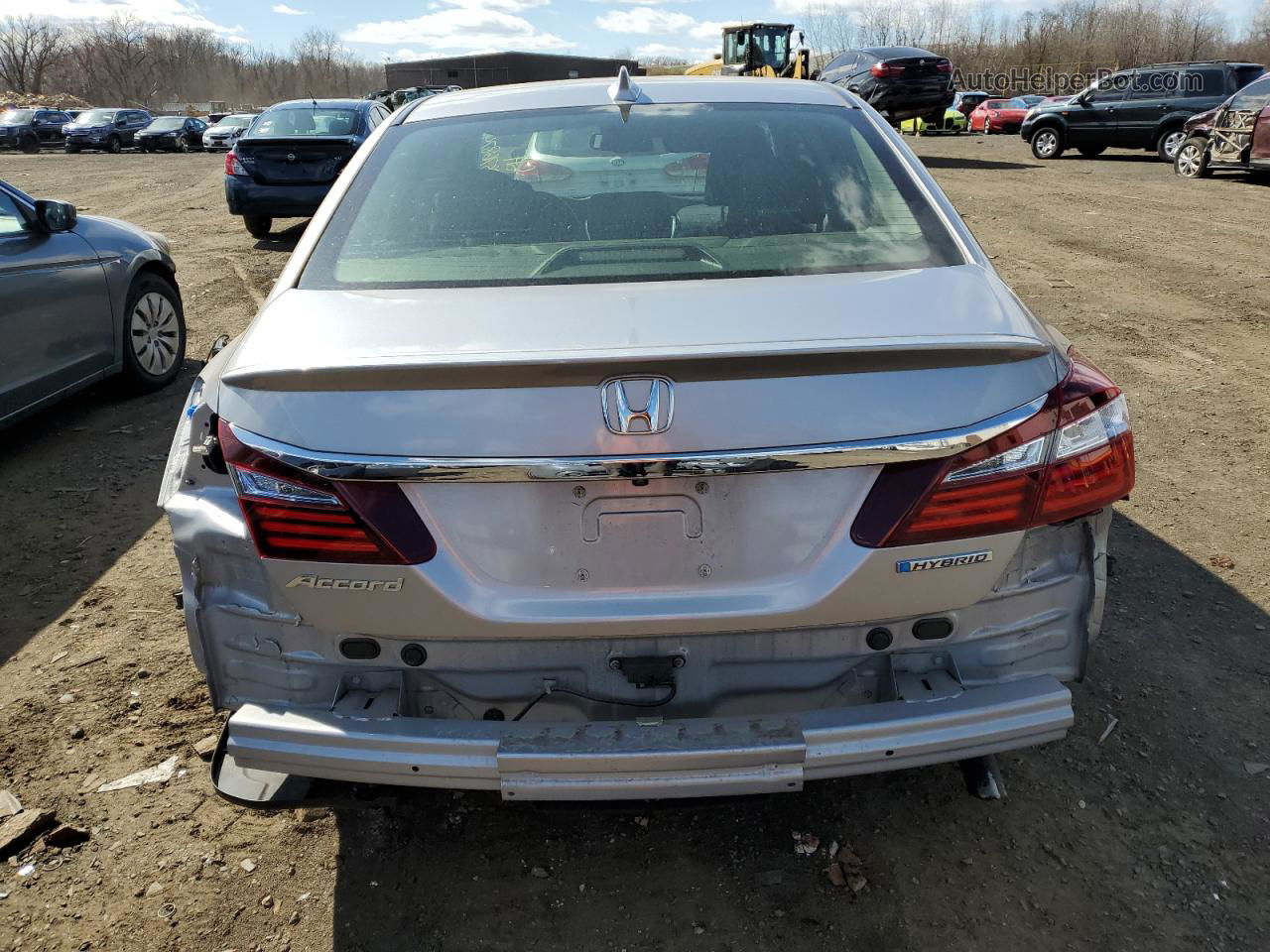 2017 Honda Accord Hybrid Exl Угольный vin: JHMCR6F56HC024949