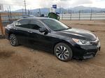 2017 Honda Accord Hybrid Exl Black vin: JHMCR6F58HC029506