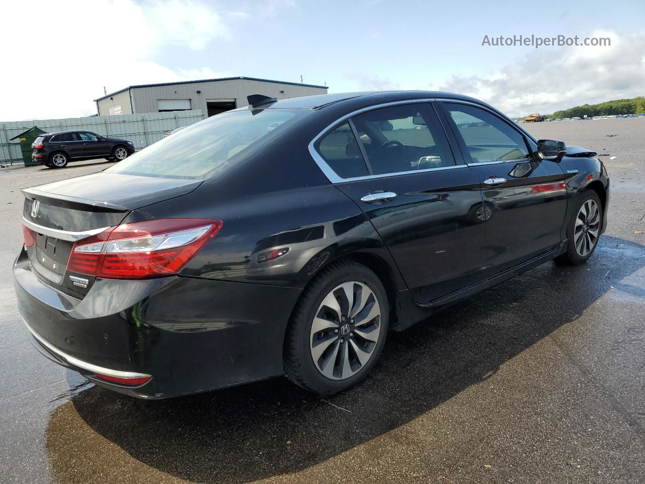 2017 Honda Accord Touring Hybrid Black vin: JHMCR6F71HC021734