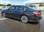 2017 Honda Accord Touring Hybrid Black vin: JHMCR6F71HC021734