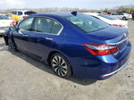 2017 Honda Accord Touring Hybrid Blue vin: JHMCR6F73HC021878