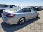 2017 Honda Accord Touring Hybrid Silver vin: JHMCR6F74HC025423