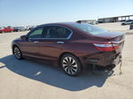 2017 Honda Accord Touring Hybrid Purple vin: JHMCR6F75HC024443