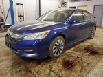 2017 Honda Accord Touring Hybrid Blue vin: JHMCR6F79HC020654