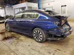 2017 Honda Accord Touring Hybrid Синий vin: JHMCR6F79HC020654