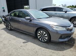 2017 Honda Accord Touring Hybrid Gray vin: JHMCR6F7XHC017634