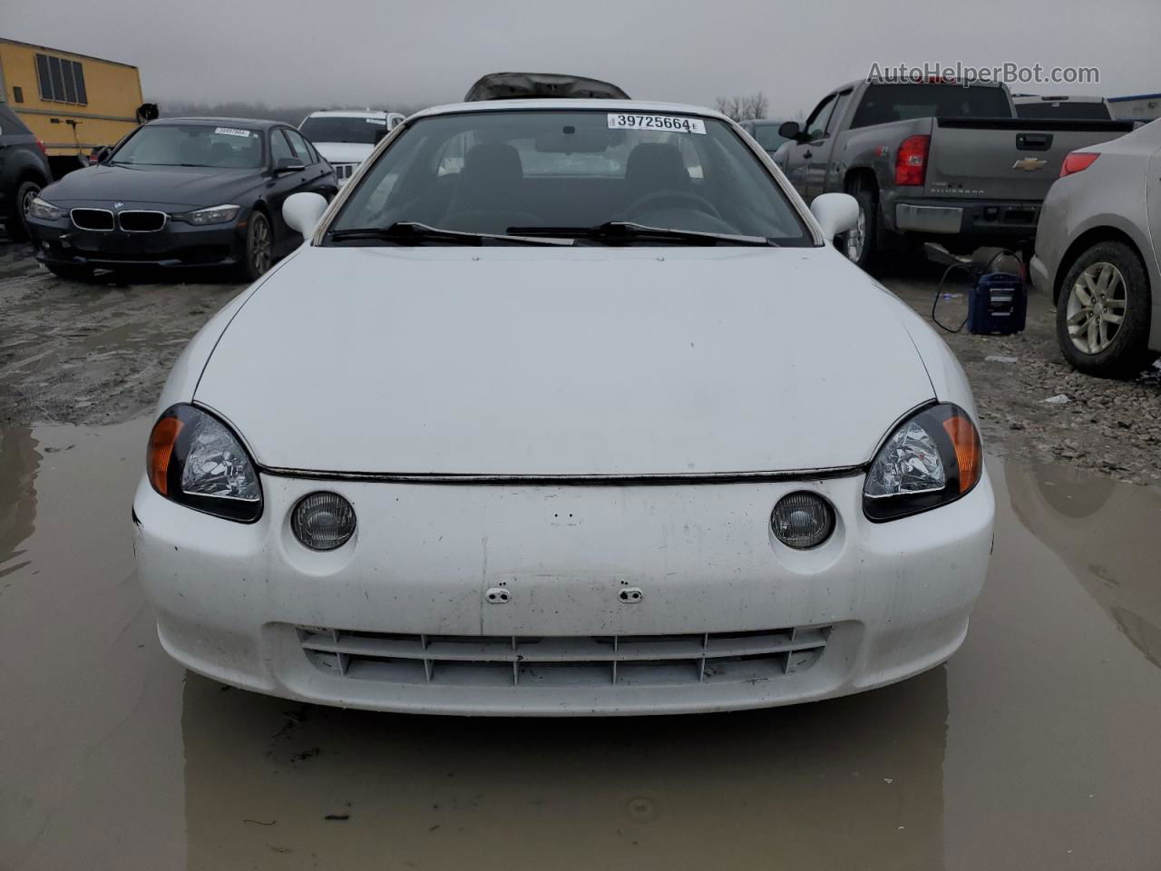 1993 Honda Civic Del Sol S White vin: JHMEG1140PS000716