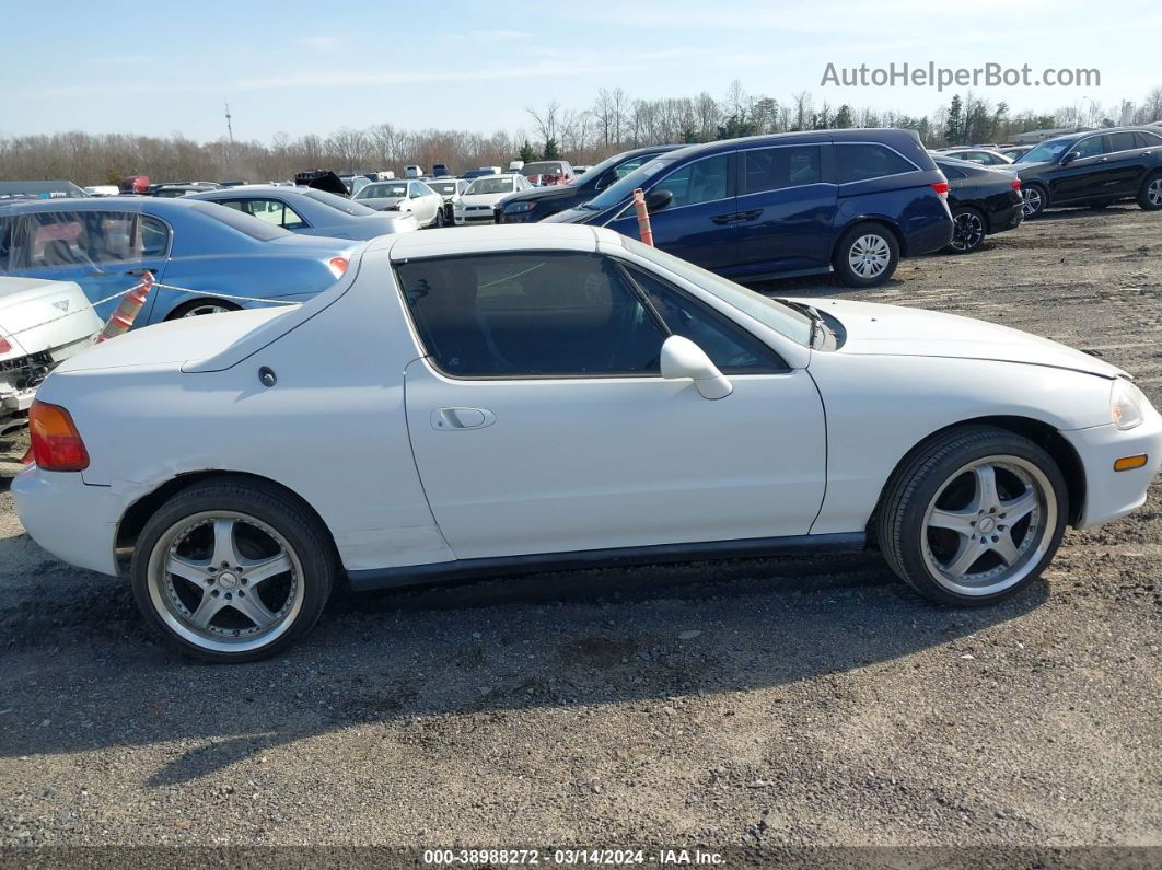 1995 Honda Civic Del Sol S White vin: JHMEG1141SS002399