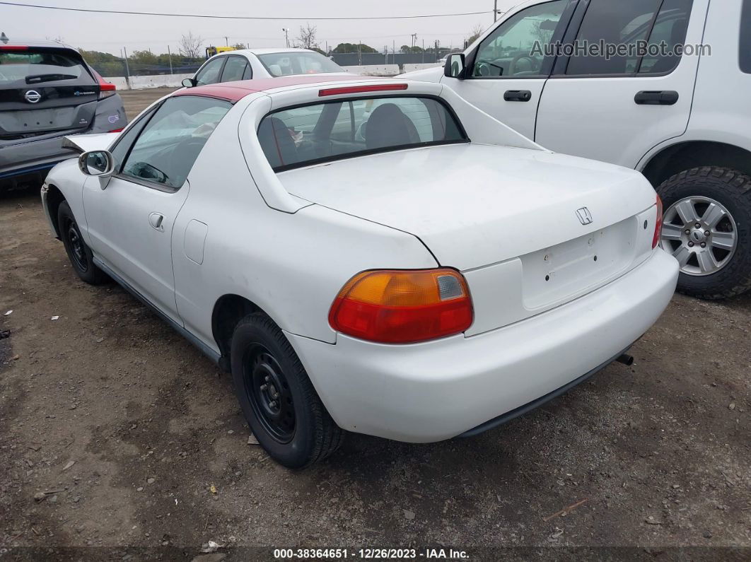 1995 Honda Civic Del Sol S Белый vin: JHMEG1141SS005271