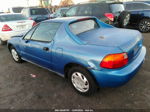 1994 Honda Civic Del Sol S Blue vin: JHMEG1142RS006956