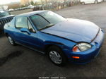 1994 Honda Civic Del Sol S Blue vin: JHMEG1142RS006956