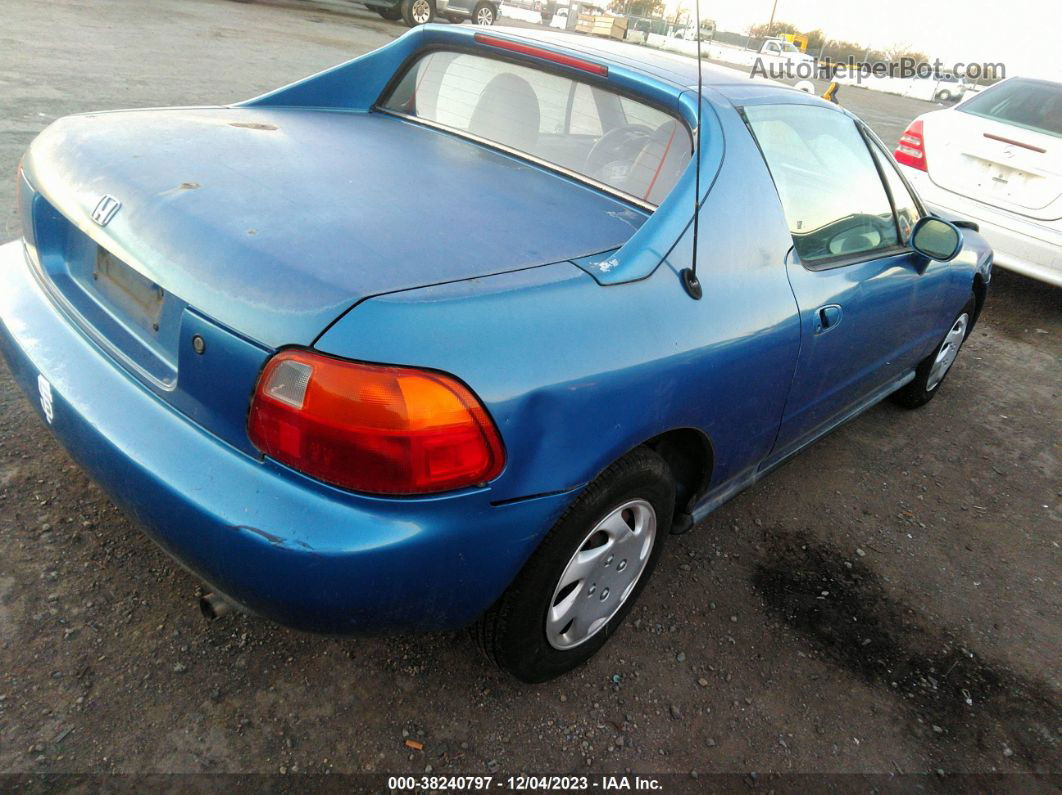 1994 Honda Civic Del Sol S Синий vin: JHMEG1142RS006956