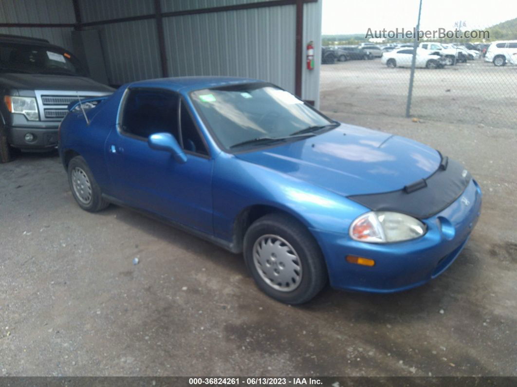 1993 Honda Civic Del Sol S Blue vin: JHMEG1145PS013025