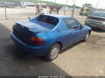 1993 Honda Civic Del Sol S Blue vin: JHMEG1145PS013025