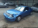 1993 Honda Civic Del Sol S Синий vin: JHMEG1145PS013025