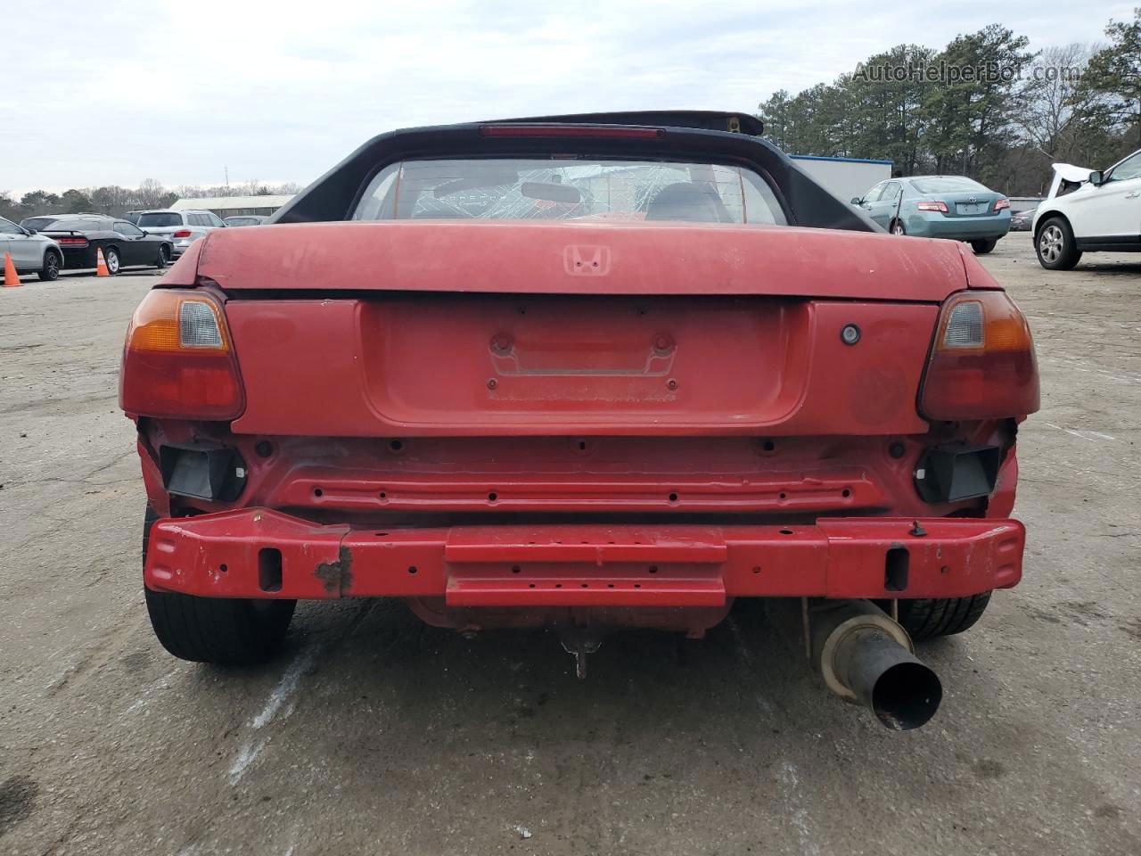 1994 Honda Civic Del Sol S Red vin: JHMEG1147RS002076