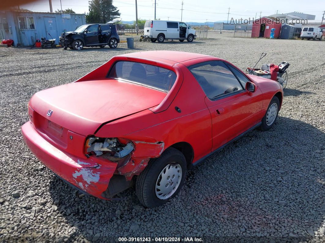 1993 Honda Civic Del Sol S Red vin: JHMEG1148PS013956