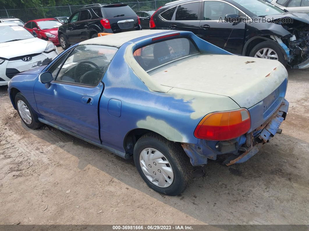 1993 Honda Civic Del Sol S Blue vin: JHMEG1149PS006188