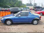 1993 Honda Civic Del Sol S Синий vin: JHMEG1149PS006188