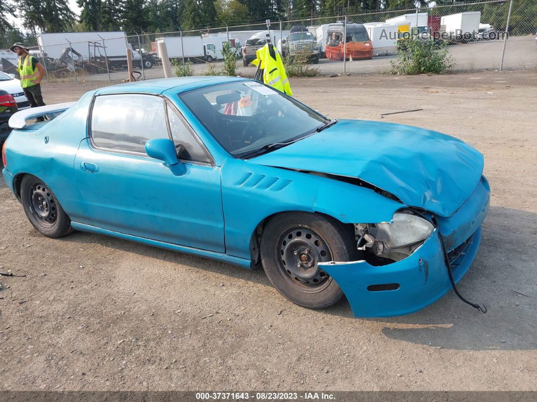 1993 Honda Civic Del Sol S Turquoise vin: JHMEG1149PS012802