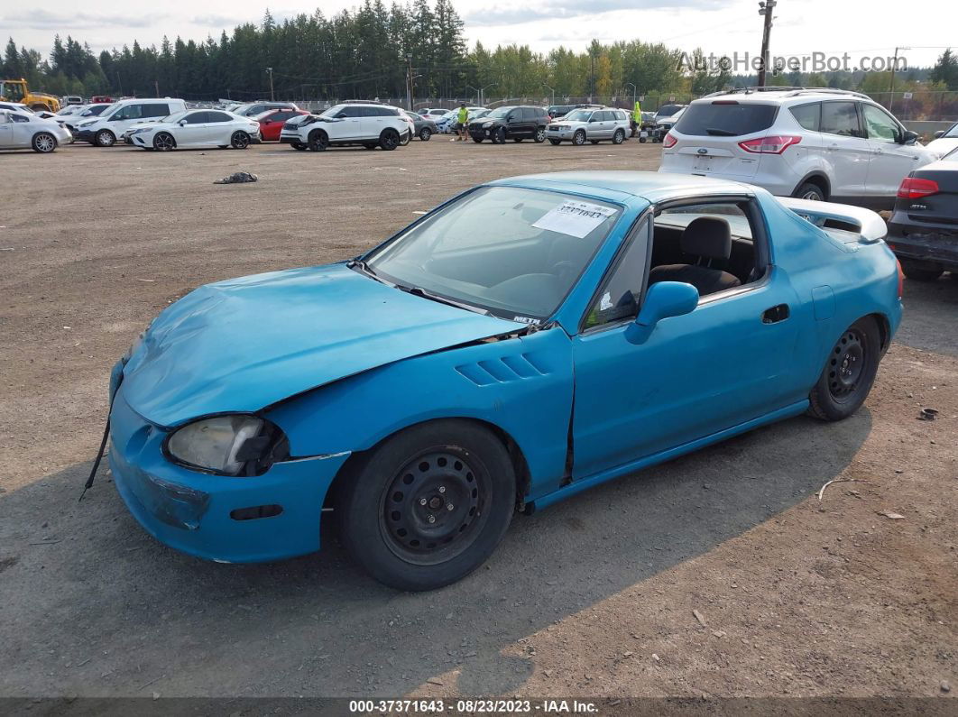 1993 Honda Civic Del Sol S Turquoise vin: JHMEG1149PS012802