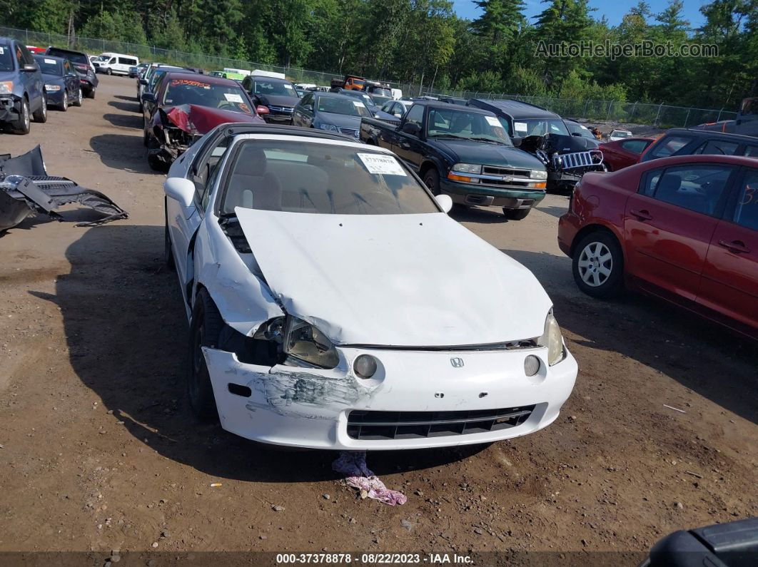 1993 Honda Civic Del Sol S White vin: JHMEG114XPS011089