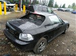 1993 Honda Civic Del Sol S Black vin: JHMEG1240PS003291