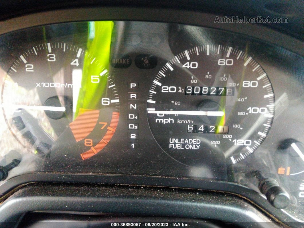 1993 Honda Civic Del Sol S Black vin: JHMEG1240PS003291