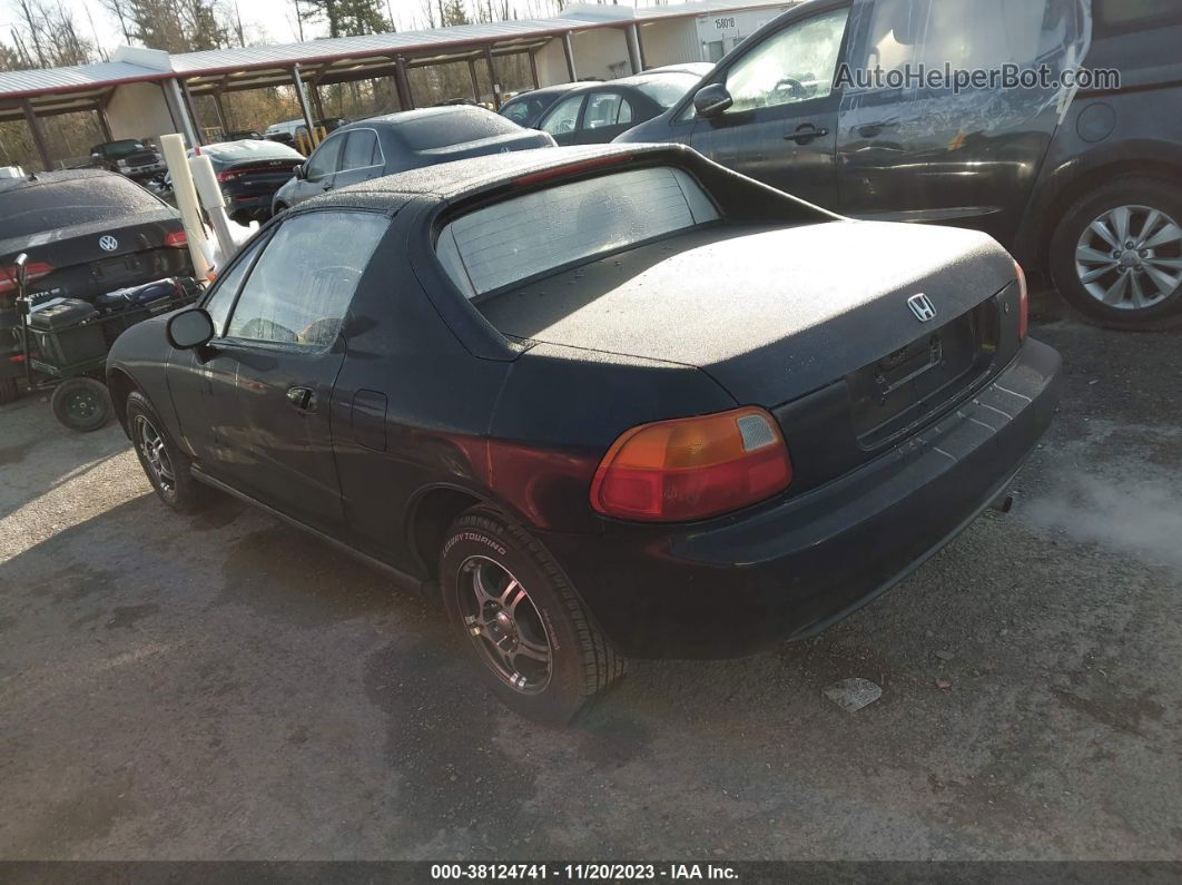 1993 Honda Civic Del Sol S Black vin: JHMEG1240PS003291