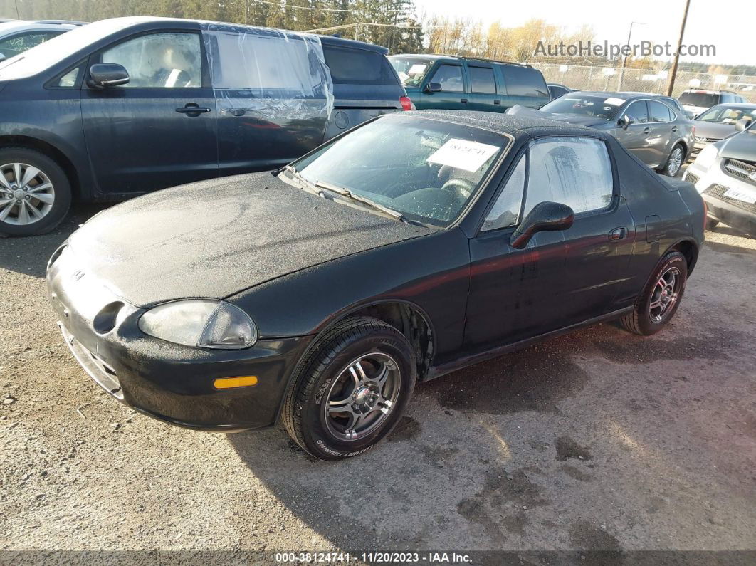 1993 Honda Civic Del Sol S Black vin: JHMEG1240PS003291