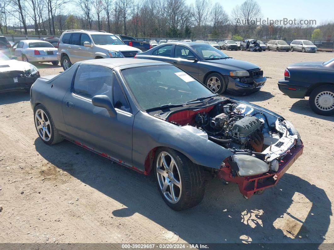 1993 Honda Civic Del Sol S Gray vin: JHMEG1240PS008779