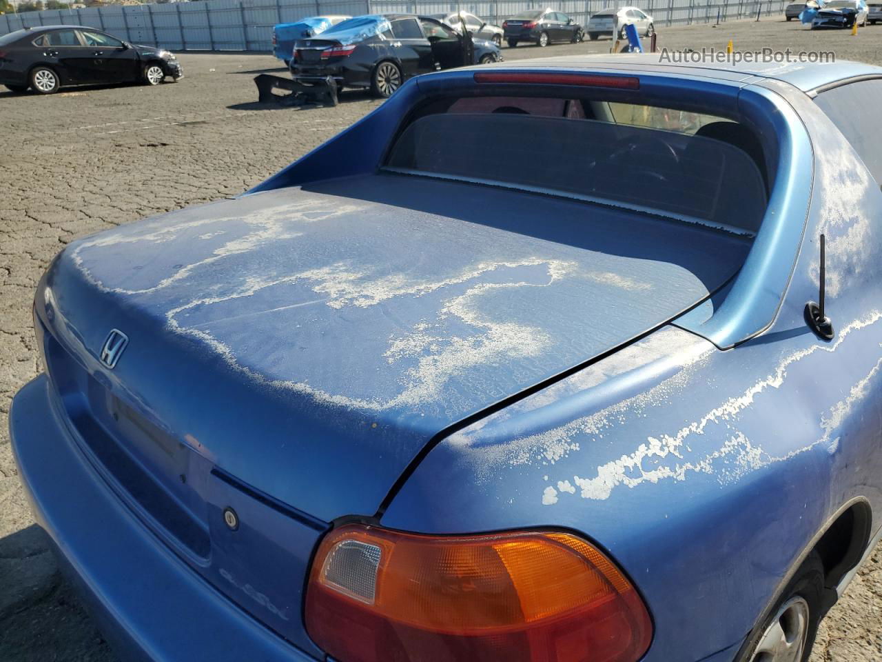 1994 Honda Civic Del Sol S Blue vin: JHMEG1240RS006162