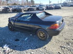 1993 Honda Civic Del Sol S Black vin: JHMEG1243PS012731