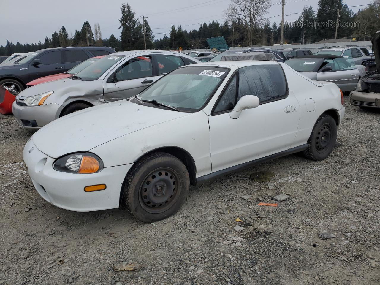 1995 Honda Civic Del Sol S Белый vin: JHMEG1243SS006680