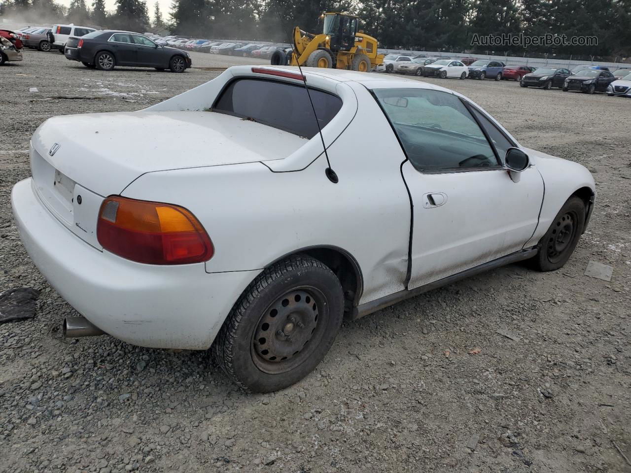 1995 Honda Civic Del Sol S White vin: JHMEG1243SS006680