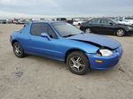 1993 Honda Civic Del Sol S Blue vin: JHMEG1244PS004895