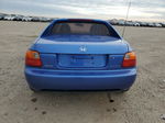 1993 Honda Civic Del Sol S Blue vin: JHMEG1244PS004895