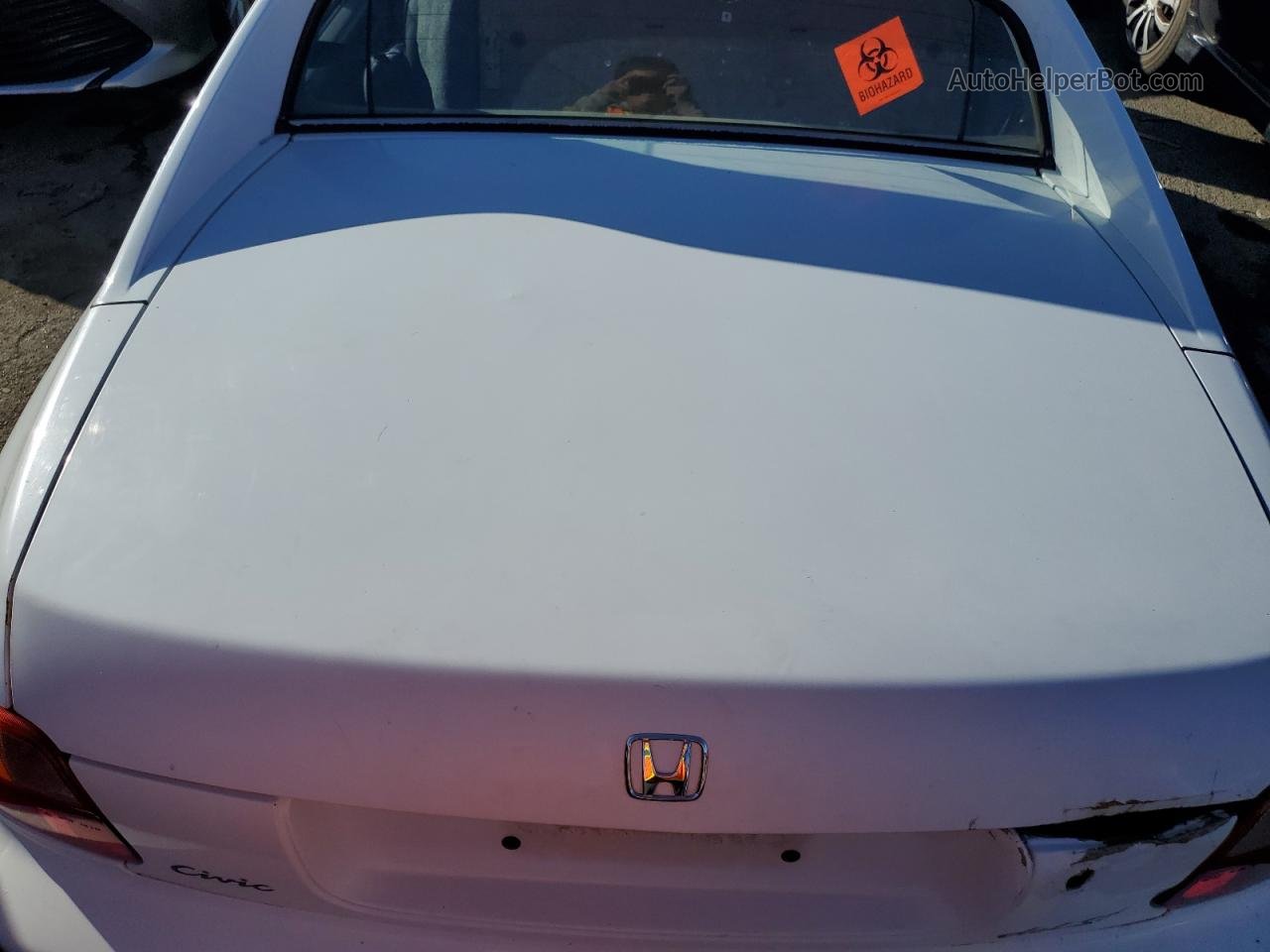 1993 Honda Civic Del Sol S White vin: JHMEG1246PS008012
