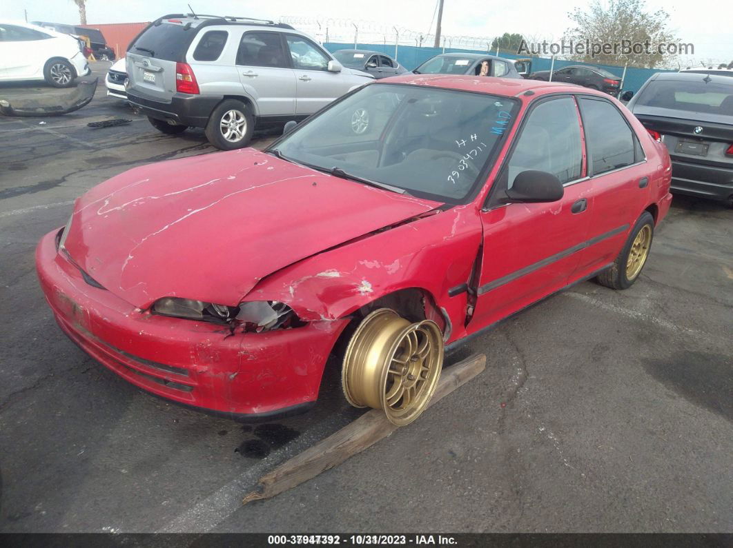 1993 Honda Civic Dx Red vin: JHMEG8542PS041996