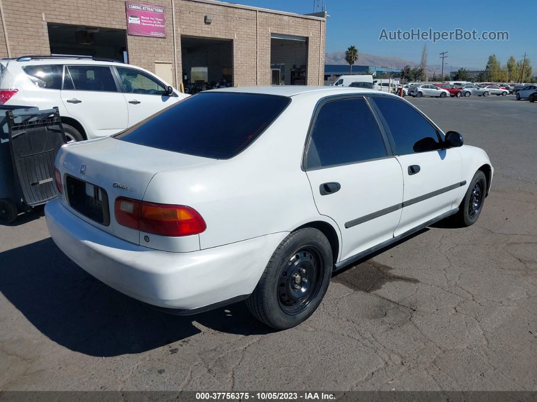 1995 Honda Civic Dx/lx White vin: JHMEG8542SS006769