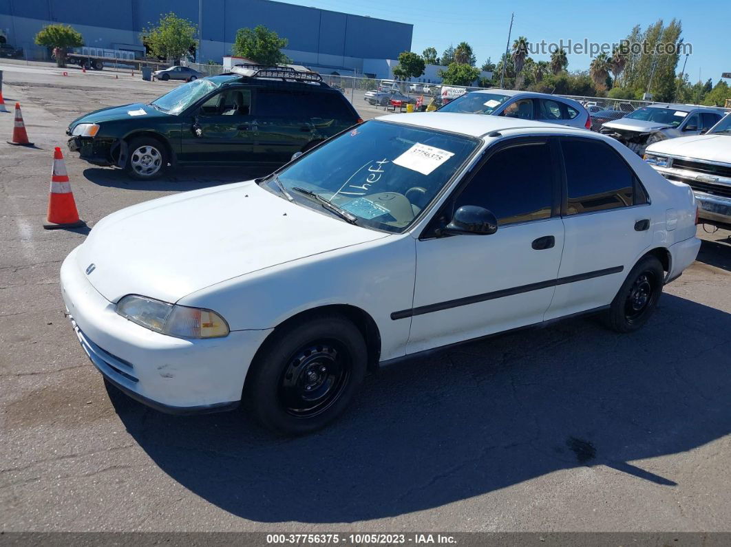 1995 Honda Civic Dx/lx White vin: JHMEG8542SS006769