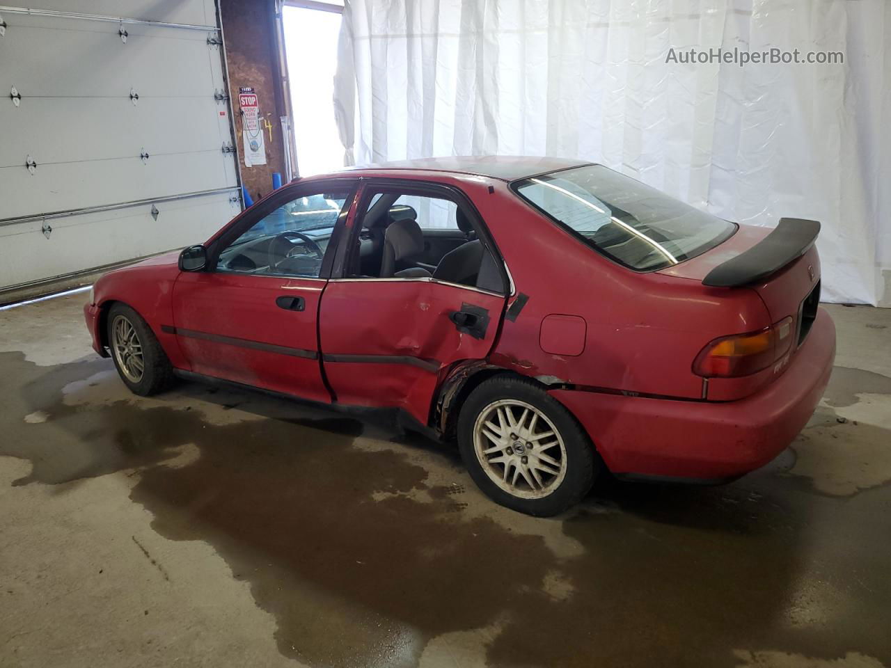 1995 Honda Civic Dx Red vin: JHMEG8544SS005655