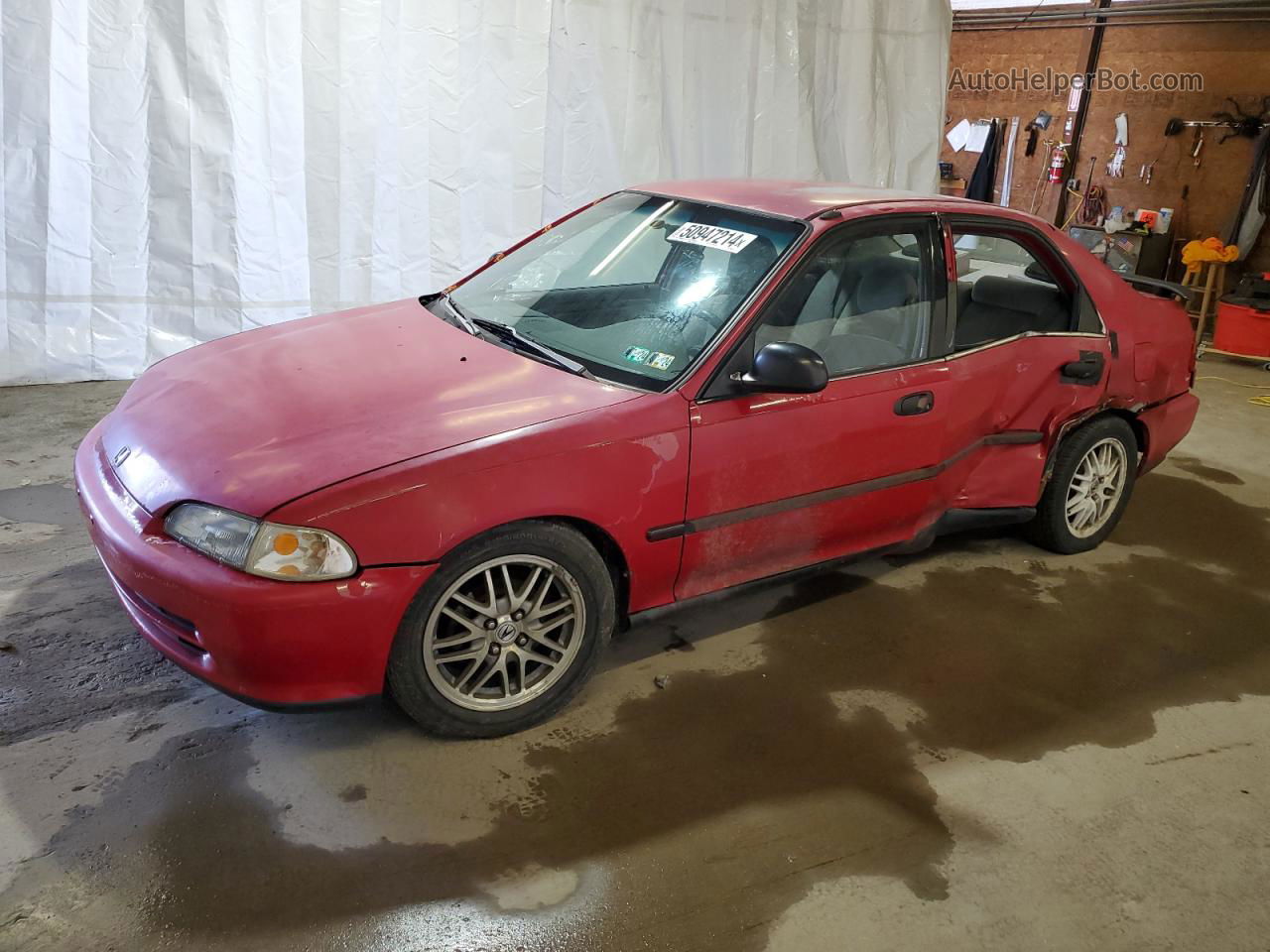 1995 Honda Civic Dx Красный vin: JHMEG8544SS005655