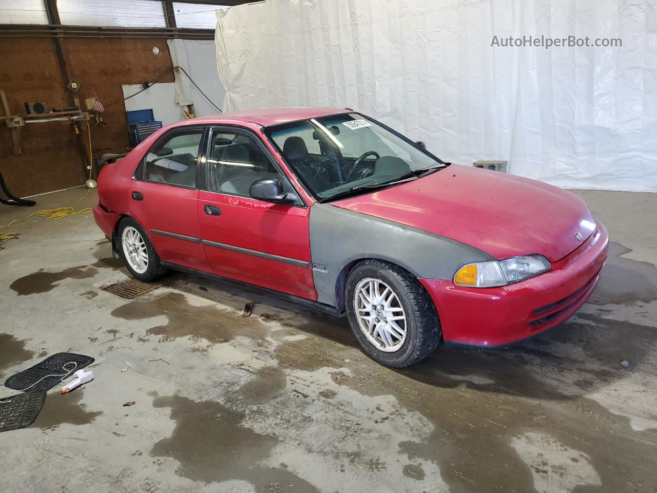 1995 Honda Civic Dx Red vin: JHMEG8544SS005655