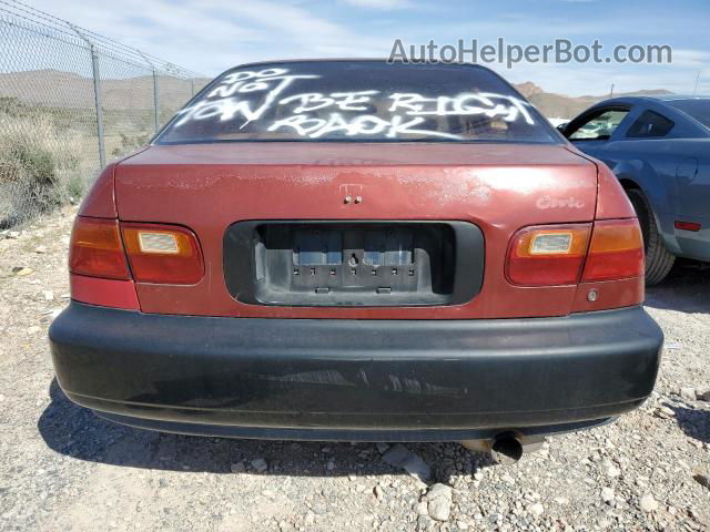 1995 Honda Civic Dx Maroon vin: JHMEG8546SS013479