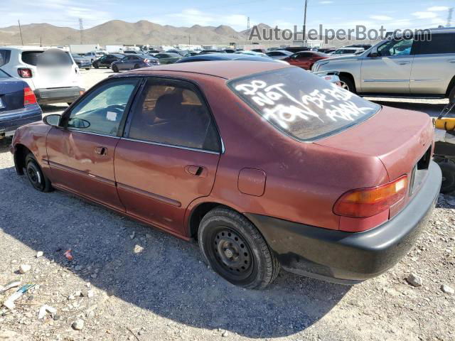 1995 Honda Civic Dx Maroon vin: JHMEG8546SS013479