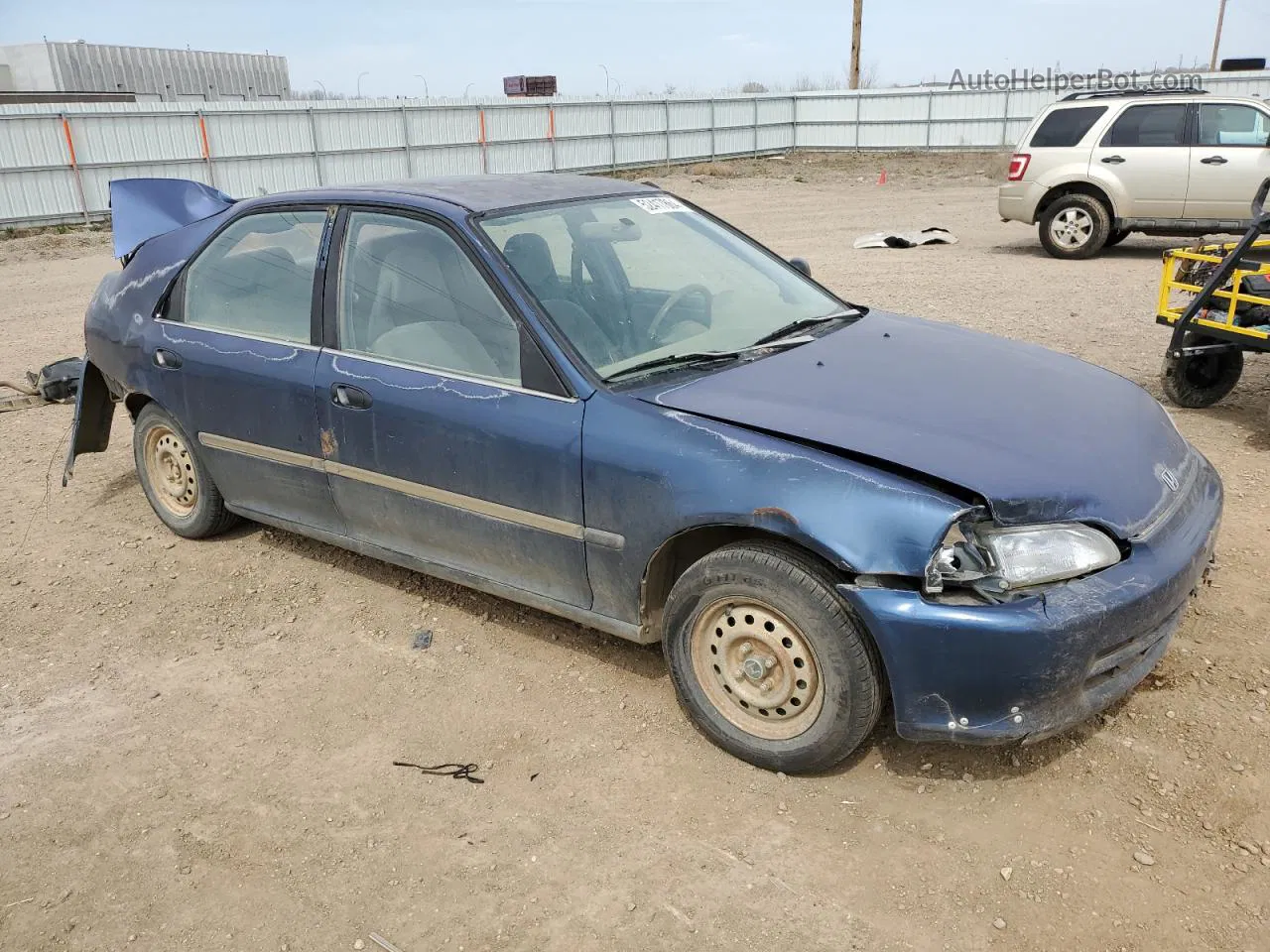 1993 Honda Civic Dx Blue vin: JHMEG8549PS016271