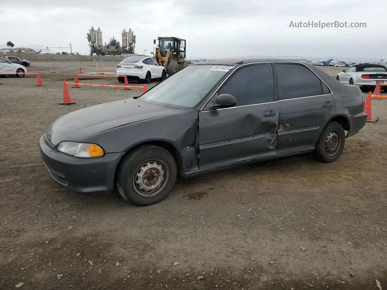 1995 Honda Civic Lx Gray vin: JHMEG8553SS016932